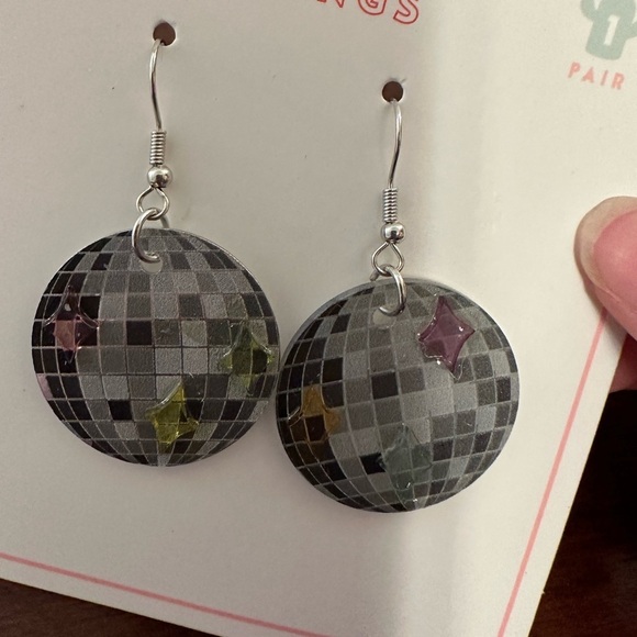 Add Some Sparkle with Our New Disco Ball Dangle Earrings! - Picture 3 of 4